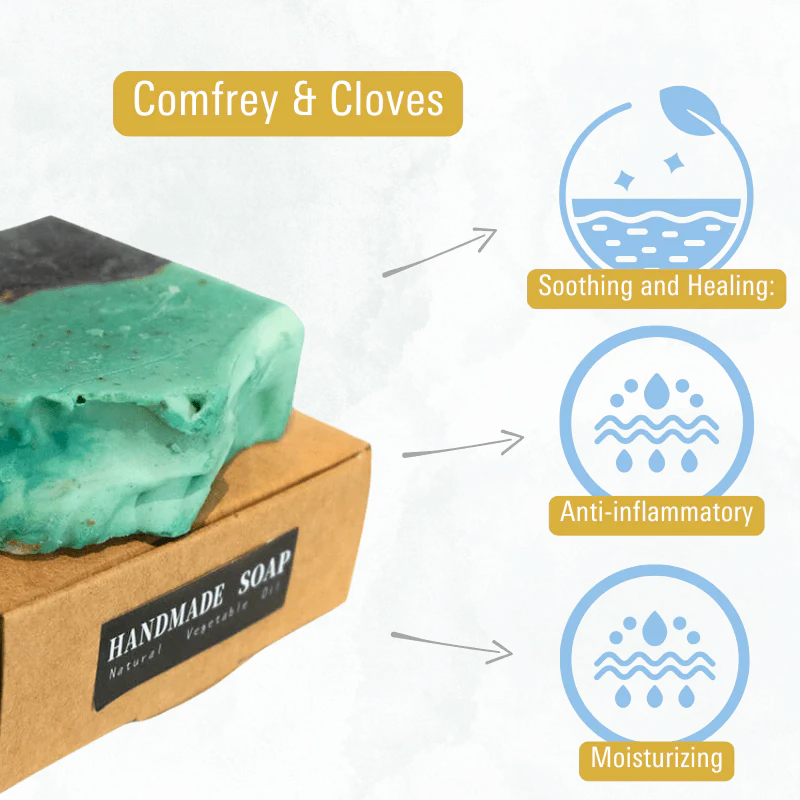 Comfrey & Cloves Natural Bar Soap - Image 4